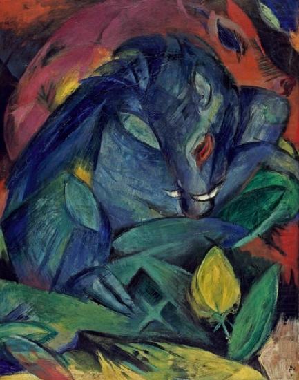 Wildschweine, Franz Marc